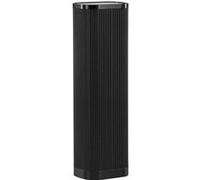 Bout de canapé en MDF noir Lenox Noir G