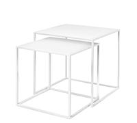 Bout de canapé FERA, set de 2 pc, blanc, Blomus