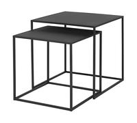Bout de canapé FERA, set de 2 pc, noir, Blomus
