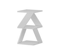 Bout de canapé Zig Zag en bois - Blanc