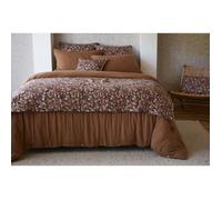 Bout de lit 90 x 200 cm - Double Gaze de Coton Imprimée - Capucine Camel