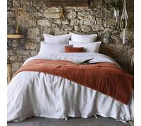 Bout de lit Velours de Coton 90x200 cm Orange