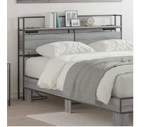 Bout de lit Vidaxl Tête de lit de rangement Sonoma gris 160 cm Bois d'ingénierie