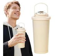 Bouteille à café isotherme | Bouteille d'eau potable, bouteille d'hydratation, tasse sous vide avec poignée - pour voyage, gym, camping, randonnée, école, trajets en plein air, , voiture