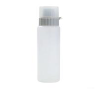 Bouteille à condiments avec 5 buses et graduations, plastique PE, récipient étanche pour huile, vinaigre, vinaigrette, cuisine et bar (gris, 175 ml)