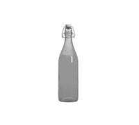 Bouteille à limonade avec son bouchon mécanique 1 l gris fumé - Rocco - Gris - Verre