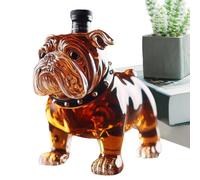 Bouteille à whisky en forme de chien | Décanteur de liqueur de collection - Récipient à alcool vide pour restaurants, étagères, carafe à liqueur décorative