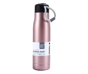 Bouteille Acier Inoxydable - Gourde Isotherme | Modèle Grande Contenance | 1L Étanche Avec Corde Transport, Intérieur Acier 304, Garde Chaud/Froid Des Heures Pour Sport Salle Randonnée Camping