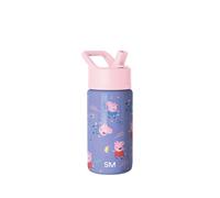 Bouteille d’eau Simple Modern Summit pour enfants avec paille | Gobelet en acier inoxydable pour enfants, gobelet isotherme | Peppa Pig Bubbles