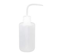 Bouteille d'arrosage à presser, bouteille d'arrosage de fleurs en plastique outil de compression transparent 500 ml distributeur pulvérisateurs lavage sécurité avec bouche étroite blanc, out