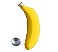 Bouteille de bière, 147 ml seau à champagne en forme de banane, en acier inoxydable - bouteille de poche étanche, récipient à boissons pour la pêche voyage camping randonnée