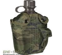 BOUTEILLE DE CAMPAGNE AMÉRICAINE + HOUSSE BW GOURDE ARMY BUNDESWEHR...