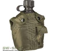 BOUTEILLE DE CAMPAGNE AMÉRICAINE + HOUSSE BW GOURDE ARMY BUNDESWEHR BOUTEILLE...