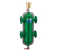 Bouteille de découplage hydraulique DN80 PN16 coque d'isolation 30 L grille inox micro-bulles 6 bar - THERMADOR BDH080