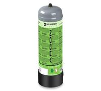 Bouteille de gaz Argon pur 110 Bar 2.2 Litres Jetable Soudage MIG TIG acier inox aluminium Connexion M10x1 KEMPER