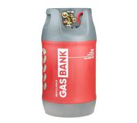 Bouteille de gaz GPL Zatechs 11 kg composite ultralégère rechargeable, limiteur de remplissage à 80 %, valve OPD, multivalve, camping-car, camping
