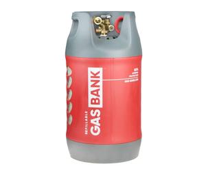 Bouteille de gaz GPL Zatechs 11 kg composite ultralégère rechargeable, limiteur de remplissage à 80 %, valve OPD, multivalve, camping-car, camping
