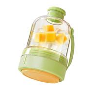 Bouteille de glace - 400 ml 2 en 1 | Bac à glaçons avec couvercle et récipient, équipement de service alimentaire adapté pour jus, cocktail, whisky, , , maison, extérieur, plage, camping