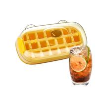 Bouteille de glace cool - Bac à glaçons en forme de grille 3D, récipient vertical portable en silicone pour la maison, la cuisine, la famille, les amis, les voyages en plein air