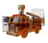 Bouteille de liqueur - Matériau en forme de camion de pompier de 300 ml | Carafe à whisky pour armoire de bar à cocktails | Pour la présentation de cadeaux de fête de mariage à la maison