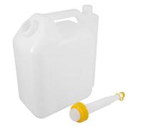 Bouteille de Mélange 4l Abs Blanche avec Tube de Remplissage