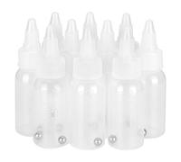 Bouteille de peinture vide, bouteilles de pot en plastique 10PCS bouteilles de peinture aérographe 30 ml pour ajouter du pigment