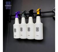 Bouteille de pulvérisation cylindrique de brouillard d'eau ultra-fine pour voiture, pulvérisateur de degré chimique HDPE, arrosoir de lavage automatique, vaporisateur rapide 3pcs