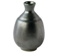 Bouteille de sake DARK LUSTRE, noir, céramique, MIJ