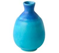 Bouteille de sake TURQUOISE, bleu, céramique, MIJ