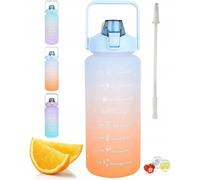 BOUTEILLE DE SPORT 2L BOUTEILLE DE SPORT AVEC COUPLE DE PAILLE TRITANE sans BPA