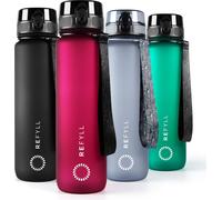 Bouteille de sport REFYLL avec compartiment à fruits | Bouteille d'eau « powerFYLL » adaptée à ton mode de vie | Bouteille de sport sans en Tritan pour le sport, l'université, l'école, le bureau et la
