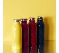COOK CONCEPT - KA4805, Bouteille Isotherme 45cl Pratique et Esthétique pour Cuisine à Emporter, Acier Inoxydable, Format Adapté, Dimensions 20.3cm, Jaune