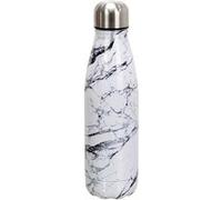 Bouteille De Transport - Cook Concept - Marbrée - Isotherme - Blanc Et Noir
