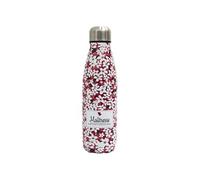 Bouteille de Transport isotherme 50 leurs roses et inscription "Merci maîtresse" - -