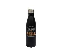 Bouteille de transport isotherme 50cl noir "je suis ton père" - -
