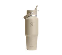 Bouteille de voyage Hydro Flask Wide Mouth Flex Straw Cap Oat, 946 ml