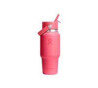 Bouteille de voyage Hydro Flask Wide Mouth Flex Straw Cap Popstar Pink, 710 ml