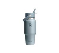 Bouteille de voyage Hydro Flask Wide Mouth Flex Straw Cap Shale Gray, 710 ml