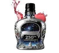 Bouteille de whisky - 350 ml - 250ème anniversaire des États-Unis - Décanteur de vin domestique - Pour barmans, amants, collectionneurs, bar à domicile, vitrine, restaurants, hôtels