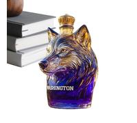 Bouteille de whisky | Décor animalier tête de chien anti-fuite | Carafe à whisky en forme de statue d'art | Accueil Bar Bourbon, Vodka, Tequila, Brandy | Cadeau de mariage, anniversaire, salon,