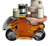 Bouteille de whisky - Récipient à vin de moto - 300 ml - Carafe à décanter pour spiritueux - Pour les amateurs de barman, bar, vitrine, restaurants, hôtels, clubs, étagères