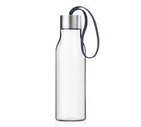 Bouteille d'eau 500 ml, avec sangle bleu marine, plastique, Eva Solo