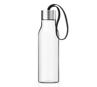 Bouteille d'eau 500 ml, avec sangle noire, plastique, Eva Solo