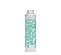 Bouteille d'eau 500 ml 'Perseus - Triangles turquoise', ouverture : bouchon à vis
