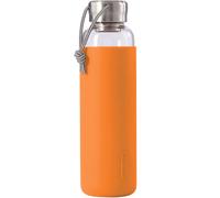 Bouteille d'eau 600 ml, orange, verre, Black+Blum