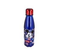 Mickey Mouse Bouteille d'Eau 600ml avec Bec Verseur et Bouchon de Sécurité Bleu