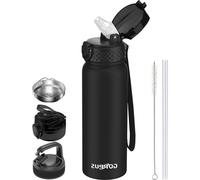 Bouteille d'eau en acier inoxydable de 600 ml, thermos à double paroi