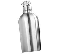 Bouteille d'eau en acier inoxydable de sport en métal, bouteille d'eau thermos portable pour les sports de plein air Camping, 2L