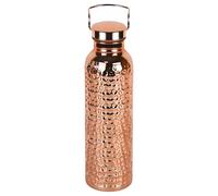 Bouteille d'eau en cuivre - Isolation à température - Vaisselle portable avec capacité de 800 ml - Récipient réutilisable pour un usage - Bouteille plaquée en acier inoxydable 304 | Ge