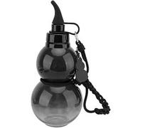 Bouteille d'eau en forme de calebasse, noire - Hydratation sportive - idéale pour le quotidien, les travaux de bricolage et les projets DIY